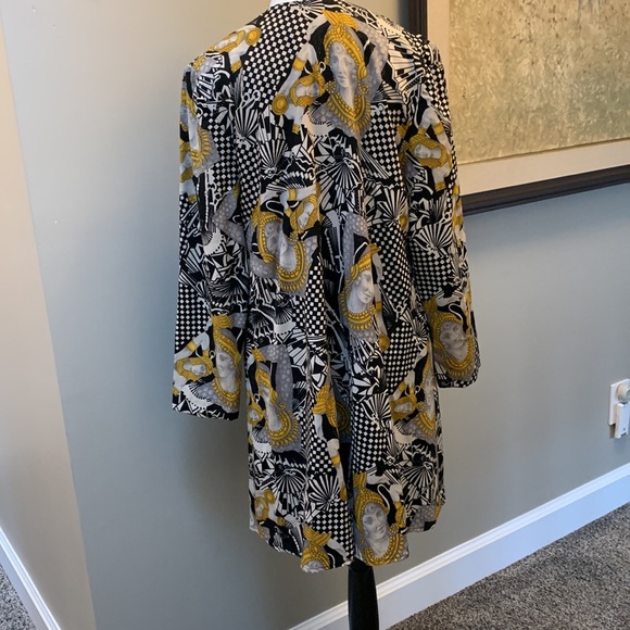 DIANE FREIS vintage gorgeous one of a kind swing jacket wool designer - Picture 5 of 10